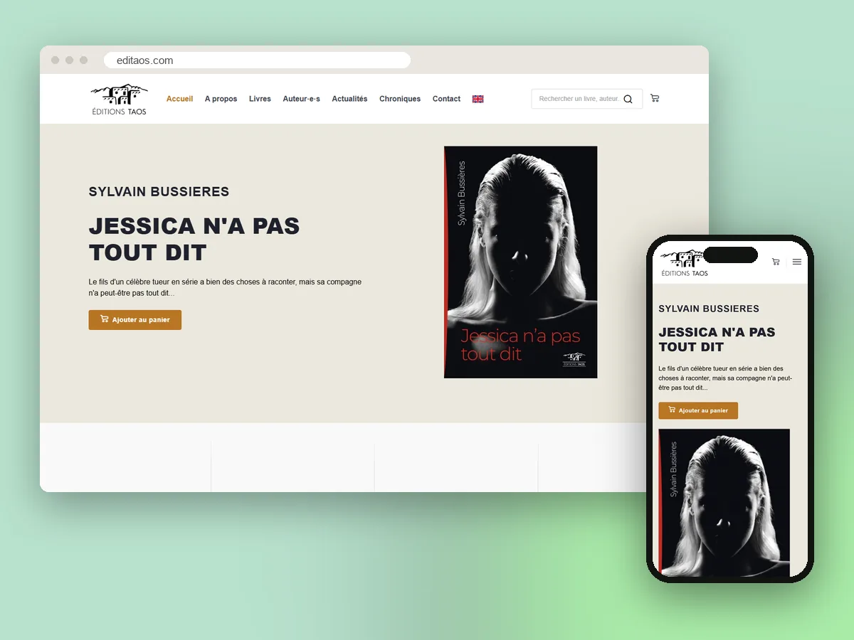 Éditions Taos, une librairie en ligne pour une maison d’édition